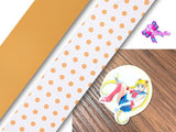 PXQ00233 - 1 Listón Estampado + 1 Listón Unicolor + 1 Resina para Moño