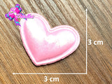 CMS30195 - Vinil de 3cm x 3cm - Corazon Rosa