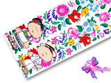 LBP07216 - Listón Estampado de 7,5 cm - Mexico (Tira de 91cm)