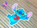 CM00149 - Resina de 4cm x 4cm - Lilo y stitch