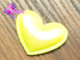 CMS30196 - Vinil de 3cm x 3cm - Corazon Amarillo