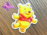 CM00106 - Resina de 5cm x 5cm - Winnie Pooh