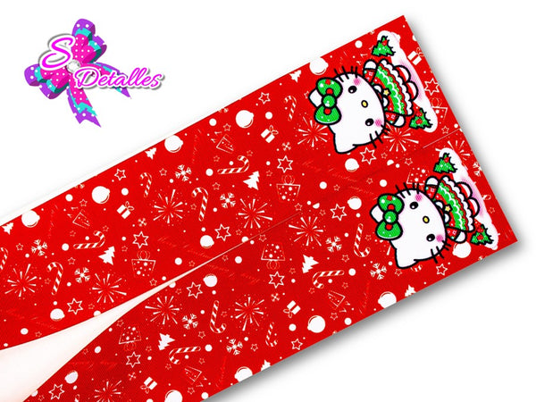 LBP27442 - Listón Estampado de 7,5 cm - Navidad (Tira)