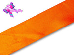 LDS50163 - Liston Doble Satinado de 3,8 cm - Naranja (por metro)