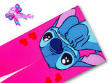 LBP07378 - Listón Estampado de 7,5 cm - Lilo y stitch (por tira)