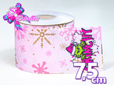 LBP27470 - Listón Estampado de 7,5 cm - Navidad (por tira)