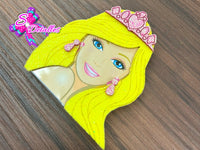 CMS10087 - Shaker de 7cm x 7cm - Barbie