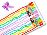 LBP07243 - Listón Estampado de 7,5 cm - Clases (por tira)ia)