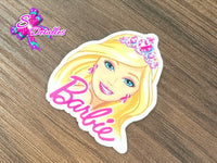 CM00151 - Resina de 4cm x 5cm - Barbie