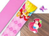 PXQ00439 - 1 Listón Estampado + 1 Listón Unicolor + 1 Resina para Moño