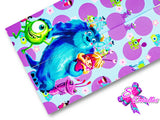 LBP07353 - Listón Estampado de 7,5 cm - Monster (por tira)