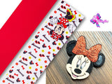 PAQ01178 - 1 Listón Estampado + 1 Listón Unicolor + 1 Shaker Grande para Moño