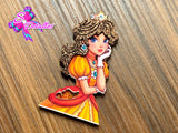 CMS10134 - Shaker de 4cm x 7cm - Princesa