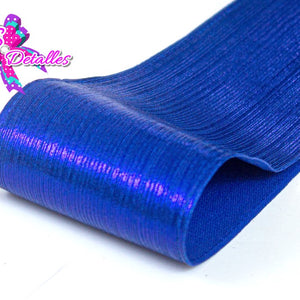 LBM07002 - Listón Metalico de 7,5 cm - Azul Rey (por metro)