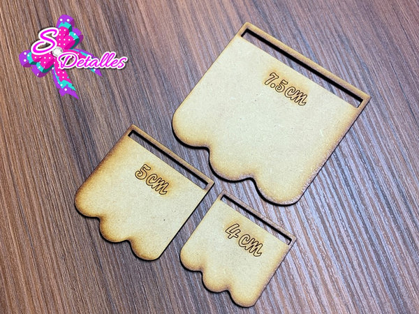 PMDF0003 - Set de 3 Puntas MDF #3 de 7,5cm, 5cm y 4cm