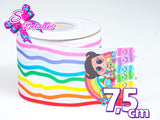 LBP07243 - Listón Estampado de 7,5 cm - Clases (por tira)ia)