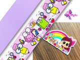 PXQ00040 - 1 Listón Estampado + 1 Listón Unicolor + 1 Resina para Moño