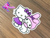 CM00152 - Resina de 5cm x 4cm - Hello Kitty