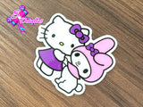 CM00152 - Resina de 5cm x 4cm - Hello Kitty