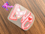 PDTF0058 - Planchable DTF de 7cm x 6cm - Amor