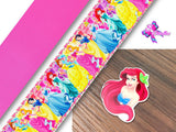 PXQ00443 - 1 Listón Estampado + 1 Listón Unicolor + 1 Resina para Moño