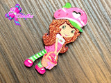 CMS10129 - Shaker de 4cm x 7cm - Fresita