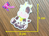 CM00178 - Resina de 3cm x 5cm - Vaca