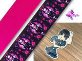 PXQ00245 - 1 Listón Estampado + 1 Listón Unicolor + 1 Resina para Moño