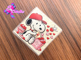 PDTF0060 - Planchable DTF de 7cm x 7cm - Snoopy