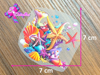 PDTF0023 - Planchable DTF de 7cm x 7cm - Estrella de Mar