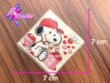 PDTF0060 - Planchable DTF de 7cm x 7cm - Snoopy