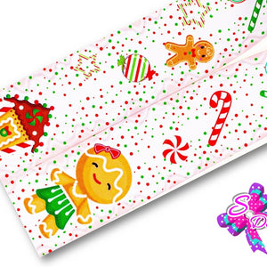 LBP27448 - Listón Estampado de 7,5 cm - Navidad (Tira)