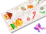LBP27448 - Listón Estampado de 7,5 cm - Navidad (Tira)