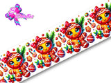 LBP27476 - Listón Estampado de 7,5 cm - Navidad (por metro)pia)