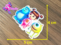 CM00155 - Resina de 5cm x 4cm - Monster Inc