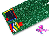LBP07266 - Listón Estampado de 7,5 cm - Clases (Tira de 82 m)