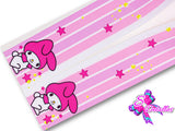 LBP07309 - Listón Estampado de 7,5 cm - My Melody (Tira de 81 cm)