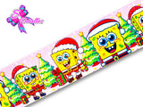 LBP27477 - Listón Estampado de 7,5 cm - Navidad (por metro)