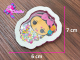 CMS10070 - Shaker de 6cm x 7cm - Muñeca