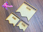 PMDF0004 - Set de 3 Puntas MDF #4 de 7,5cm, 5cm y 4cm