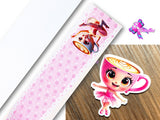 PXQ00050 - 1 Listón Estampado + 1 Listón Unicolor + 1 Resina para Moño