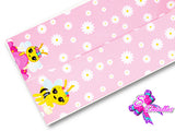 LBP07002 - Listón Estampado de 7,5 cm - Abejas (por tira de 90 cm)
