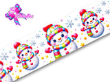 LBP27478 - Listón Estampado de 7,5 cm - Navidad (por metro)