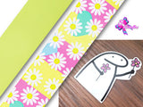 PXQ00252 - 1 Listón Estampado + 1 Listón Unicolor + 1 Resina para Moño
