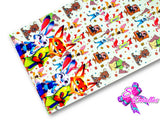 LBP07374 - Listón Estampado de 7,5 cm - Zootopia (por tira)