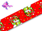 LBP27451 - Listón Estampado de 7,5 cm - Navidad (por metro)