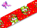 LBP27451 - Listón Estampado de 7,5 cm - Navidad (por metro)