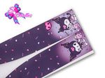 LBP07348 - Listón Impreso de 7,5 cm - Kuromi (Tira de 80 cm)