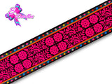 LBP06075 - Listón Impreso de 5,0 cm - Flores (por metro)