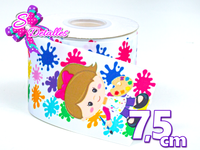 LBP07397 - Listón Impreso de 7,5 cm - Clases (Tira de 81 cm)